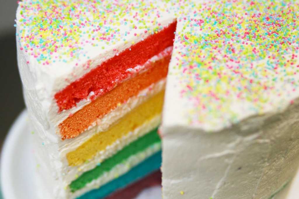 Recette du Rainbow cake / Gâteau Arc-en-ciel