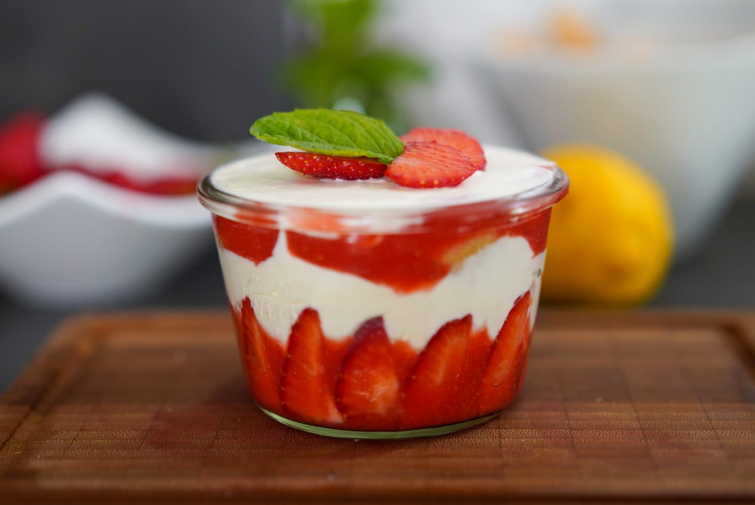 Tiramisu aux fraises