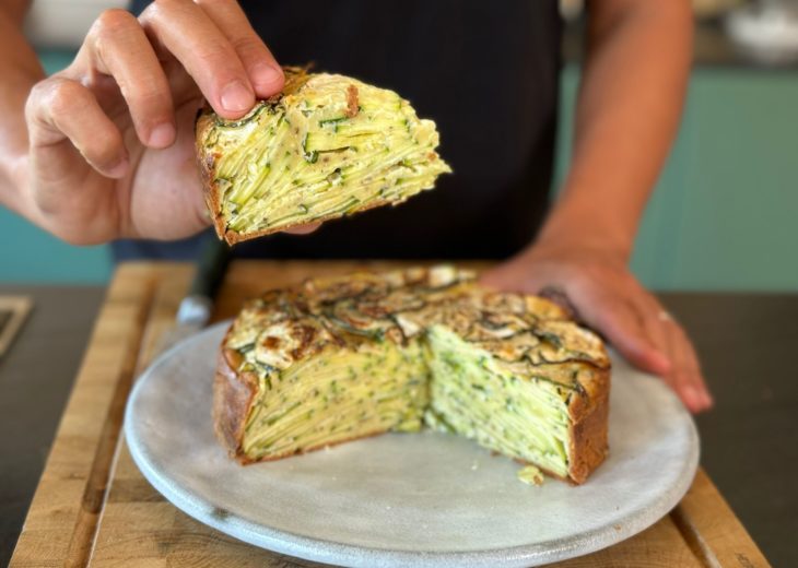 gateau invisible aux courgettes