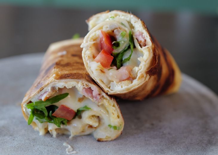 recette des wraps à la poêle