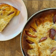 clafoutis nectarines