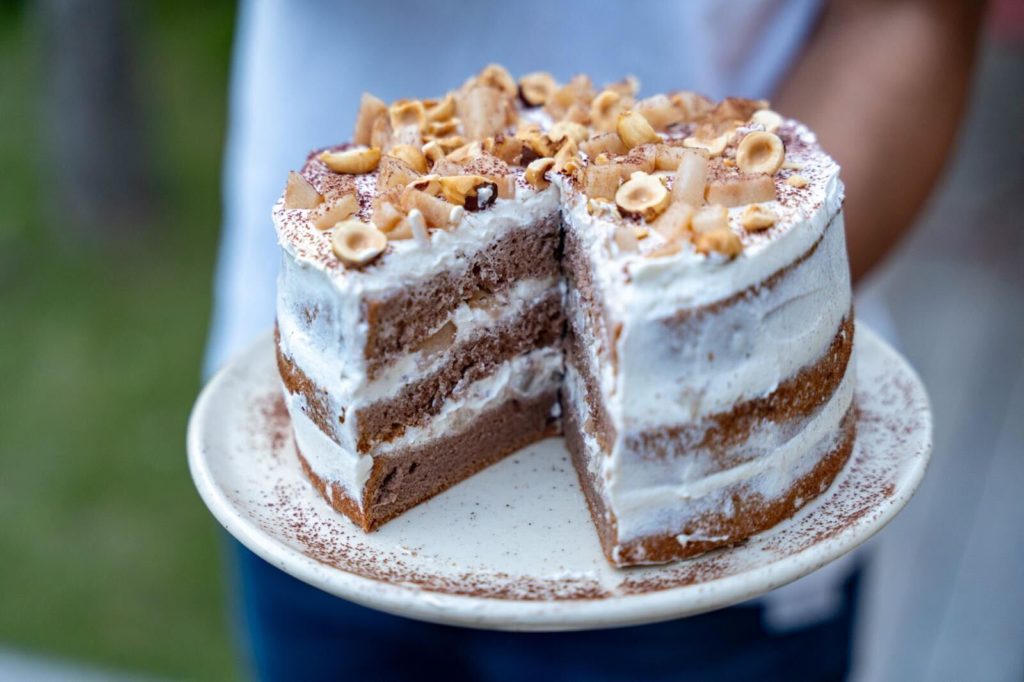 gâteau à étage au air frayer