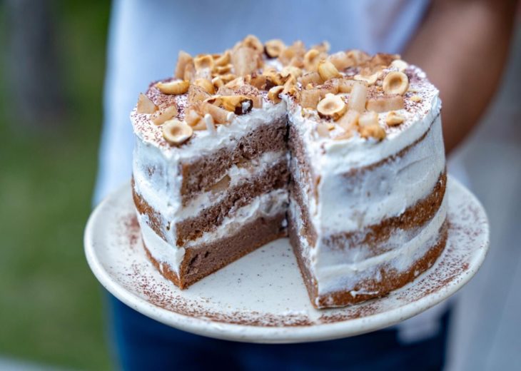 gâteau à étage au air frayer