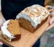 cake meringué à la patate douce et épices