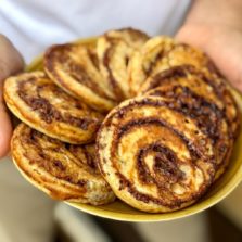 pancakes façon cinnamonrolls