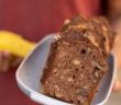 banana bread sans farine et sans sucre avec 4 ingrédients