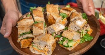 La recette des minis Bánh mì poulet citronnelle